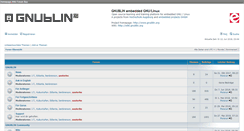 Desktop Screenshot of forum.gnublin.org